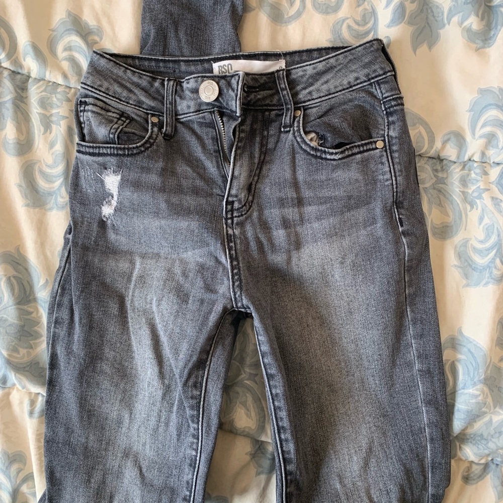 RSQ grey skinny jeans